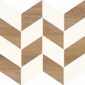 OPOCZNO LOVE YOU NAVY LOVE YOU WHITE FULL MOSAIC SATIN29X29