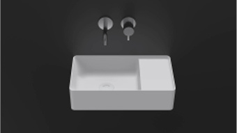 РАКОВИНА ПОДВЕСНАЯ 45 СМ ANTONIO LUPI SIMPLO, БЕЛЫЙ (SIMPLOMANI)