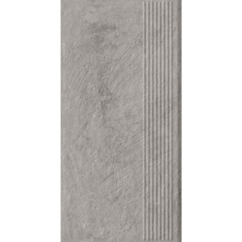 PARADYZ KLINKIER CARRIZO GREY STOPNICA PROSTA STRUKTURA MAT 30X60