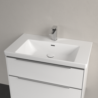 РАКОВИНА 80Х47 VILLEROY&BOCH SUBWAY 3.0, WHITE ALPIN (4A708001)