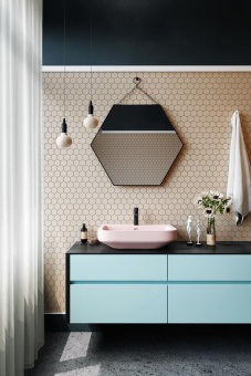 KOTTO HEXAGON H 6018 BIEGE SMOKE 29,5X29,5X0,9