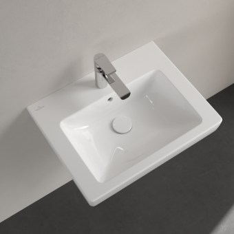 РАКОВИНА 60Х47 VILLEROY&BOCH SUBWAY 2.0, WHITE ALPIN (71136001)