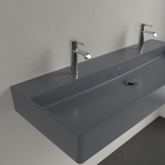 РАКОВИНА ПОДВЕСНАЯ 120Х47 VILLEROY&BOCH MEMENTO 2.0, GRAPHITE (4A22CGI4)