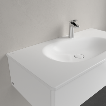 РАКОВИНА ВСТРАИВАЕМАЯ 100Х50 VILLEROY&BOCH ANTAO, STONE WHITE (4A76A2RW)
