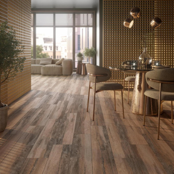 ІНТЕРКЕРАМА BRIATI ТЕМНО-КОРИЧНЕВЫЙ 20X120X0,8