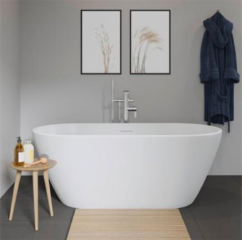 ВАННА КАМЕННАЯ DURAVIT D-NEO 160Х75 СМ, БЕЛАЯ (700486000000000)
