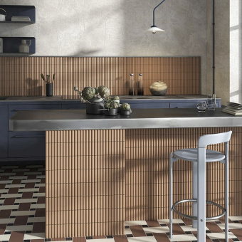 TERRATINTA MICRO 3D FORMS FLUTED TERRACOTTA MI3DFL11 10Х30