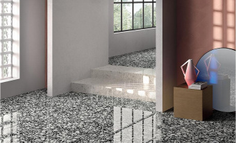 FONDOVALLE SHARDS LARGE WHITE GLOSSY 120X120