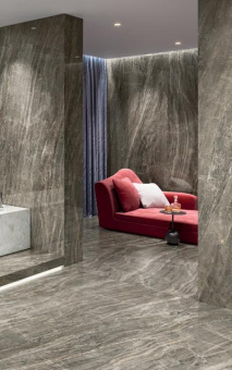 FMG MARMI MAXFINE NUVOLATO GRIGIO LUCIDATO 150X150