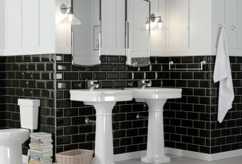 GOLDEN TILE METROTILES BLACK 10X20X0,7