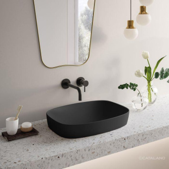 КЕРАМИЧЕСКАЯ РАКОВИНА 50 СМ CATALANO GREEN LUX, NERO SATINATO (150AGRLXNS)