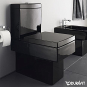 УНИТАЗ-КОМПАКТ DURAVIT VERO, ЧЕРНЫЙ (2116090800)