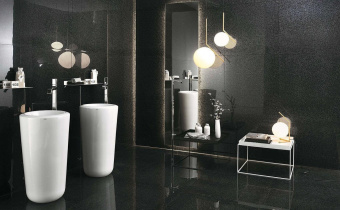 FAP ROMA DIAMOND FRAMMENTI BLACK BRILLANTE RET 75X75