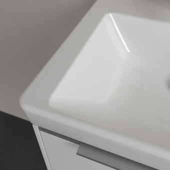 РАКОВИНА 50Х40 VILLEROY&BOCH SUBWAY 3.0, WHITE ALPIN (4370FG0101)