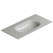 КЕРАМИЧЕСКАЯ РАКОВИНА 100Х50 СМ CATALANO HORIZON, CEMENTO SATINATO (1100HZCS)