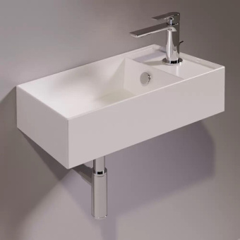 КЕРАМИЧЕСКАЯ РАКОВИНА 50 СМ SIMAS AGILE, MATTE WHITE (AG 50)