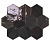 Фото плитки WOW ZELLIGE HEXA GRAPHITE 10.8X12.4 из коллекции WOW ZELLIGE HEXA 