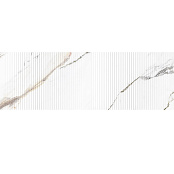 ITT CALACATTA PAONAZZO SHINY DECOR RECT. 29.5X90