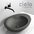 КЕРАМИЧЕСКАЯ РАКОВИНА 60 СМ CIELO LE GIARE, ТЕМНО-СЕРЫЙ (LGLA60-CM)