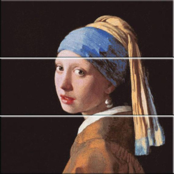 KOTTO PRINT TILES ДЕВУШКА С СЕРЬГОЙ 75X75X1