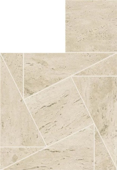 ATLAS CONCORDE MARVEL TRAVERTINE PEARL MOSAICO TESSELLATION MATTE 220X260