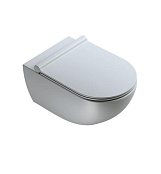 ПОДВЕСНОЙ БЕЗОБОДКОВЫЙ УНИТАЗ CATALANO SFERA NEWFLUSH, CEMENTO SATINATO (1VSF54RCS)