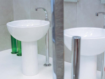 КЕРАМИЧЕСКАЯ РАКОВИНА FLAMINIA FONTE FONTANA, WHITE (FN70L + FN70C)