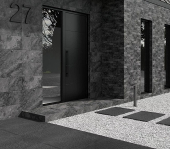 PARADYZ ARDIS DARK КЛИНКЕРНАЯ ФАСАДНАЯ ПЛИТКА МАТ 6,6X40X1,1