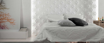 WOW COLLECTION WAVE CONTRACT ICE WHITE GLOSS 12,5X12,5