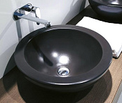 КЕРАМИЧЕСКАЯ РАКОВИНА 50 СМ FLAMINIA FONTE FONTANA, BLACK (FN50L)