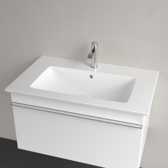 РАКОВИНА 80Х50 VILLEROY&BOCH VENTICELLO, STONE WHITE (41048LRW)