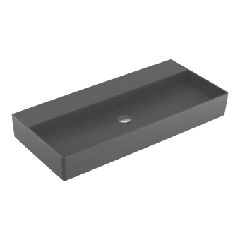 РАКОВИНА ПОДВЕСНАЯ 100Х47 VILLEROY&BOCH MEMENTO 2.0, GRAPHITE (4A221FI4)
