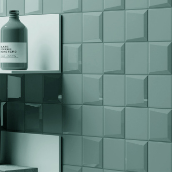 AVA/LA FABBRICA UP LINGOTTO GREEN MATTE 192026 10X10X1,5