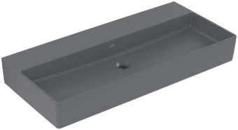 РАКОВИНА ПОДВЕСНАЯ 100Х47 VILLEROY&BOCH MEMENTO 2.0, GRAPHITE (4A221FI4)
