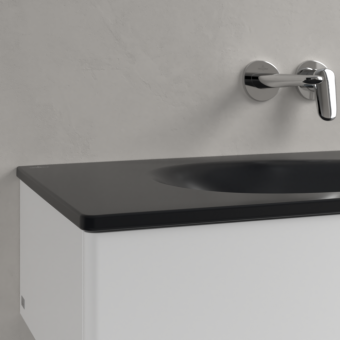 РАКОВИНА ВСТРАИВАЕМАЯ 100Х50 VILLEROY&BOCH ANTAO, PURE BLACK (4A76A3R7)