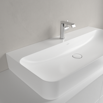 РАКОВИНА НАКЛАДНАЯ 100Х47 VILLEROY&BOCH FINION, STONE WHITE (41681HRW)