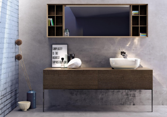 КЕРАМИЧЕСКАЯ РАКОВИНА 51 СМ FLAMINIA COMO 51, LAVA GREY (CM51A)
