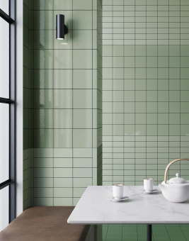 MUTINA DIN LIGHT GREEN MATT 7,4X15