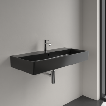 РАКОВИНА ПОДВЕСНАЯ 100Х47 VILLEROY&BOCH MEMENTO 2.0, EBONY (4A221GS5)