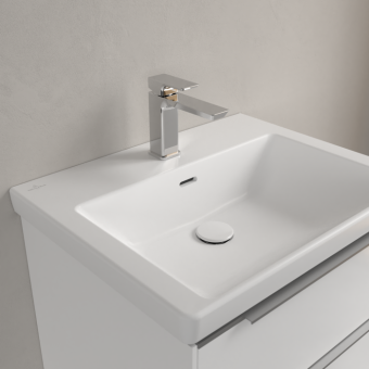 РАКОВИНА 60Х47 VILLEROY&BOCH SUBWAY 3.0, STONE WHITE (4A7060RW)
