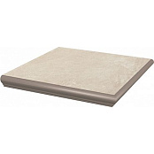 PARADYZ KLINKIER COTTO CREMA STOPNICA NAROZNA Z KAPINOSEM 33x33