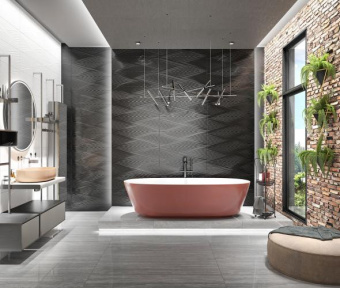 ІНТЕРКЕРАМА BLACK&WHITE БІЛИЙ 2580 201 061