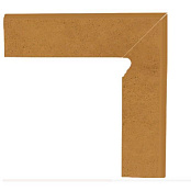 PARADYZ KLINKIER AQUARIUS BROWN COKOL SCHODOWY DWUELEMENTOWY PRAWY 8.1x30