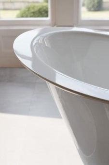 ВАННА КАМЕННАЯ BURLINGTON CLEARSTONE BATELLO GRANDE 169Х80 СМ (N10CS)