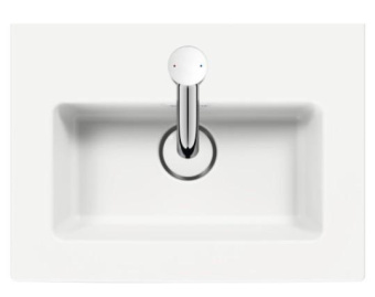 РАКОВИНА 45Х33 СМ DURAVIT WHITE TULIP, БЕЛЫЙ (0737450041)