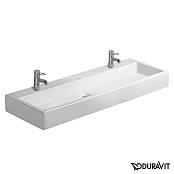 КЕРАМИЧЕСКАЯ РАКОВИНА 120 СМ DURAVIT VERO, БЕЛАЯ (0454120072)