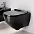 ПОДВЕСНОЙ БЕЗОБОДКОВЫЙ УНИТАЗ CATALANO SFERA NEWFLUSH, ЧЕРНЫЙ (1VSF54RNE)