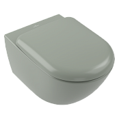 ПОДВЕСНОЙ БЕЗОБОДКОВЫЙ УНИТАЗ VILLEROY&BOCH ANTAO СО СМЫВОМ TWISTFLUSH, MORNING GREEN (4674T0R8)