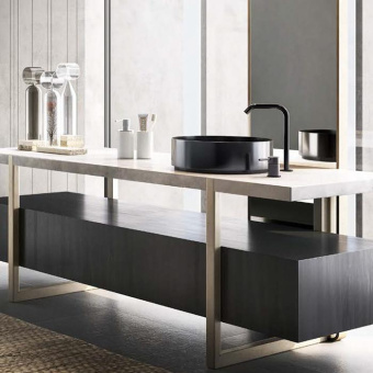 РАКОВИНА НАКЛАДНАЯ d40 СМ GESSI HABITO, ЧЕРНЫЙ (54601-299)