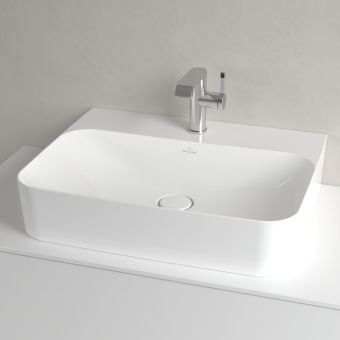 РАКОВИНА НАКЛАДНАЯ 60Х47 VILLEROY&BOCH FINION, WHITE ALPIN (41686LR1)